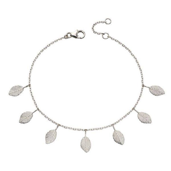 Beginnings Bracelet B5147 Silver Multi Leaf Bracelet