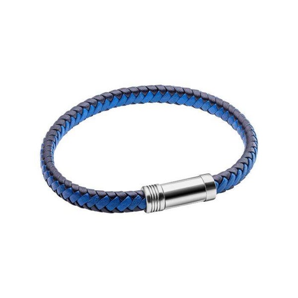 Fred Bennett Bracelet B5275 Multi-Tone Woven Leather Bracelet