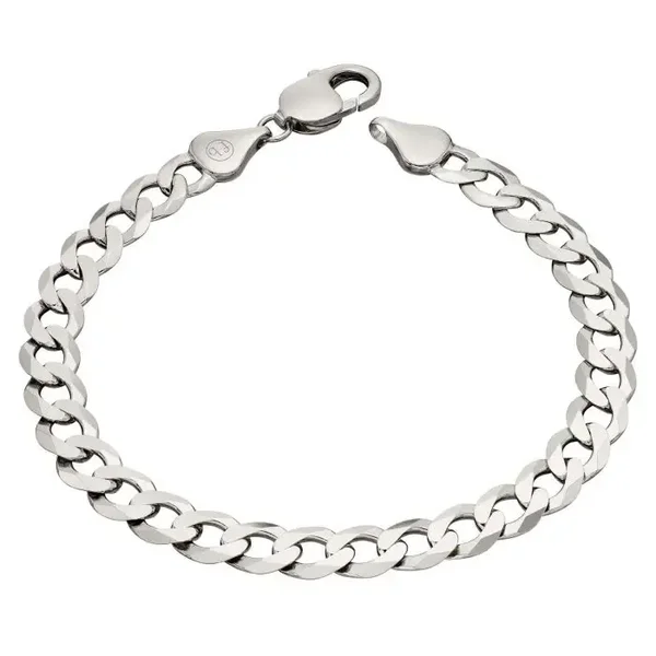 Fred Bennett Heavyweight Diamond Cut Curb Chain Bracelet B5324