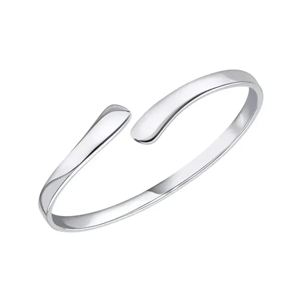 Beginnings Silver Bangle Open Wrap Bangle B5493