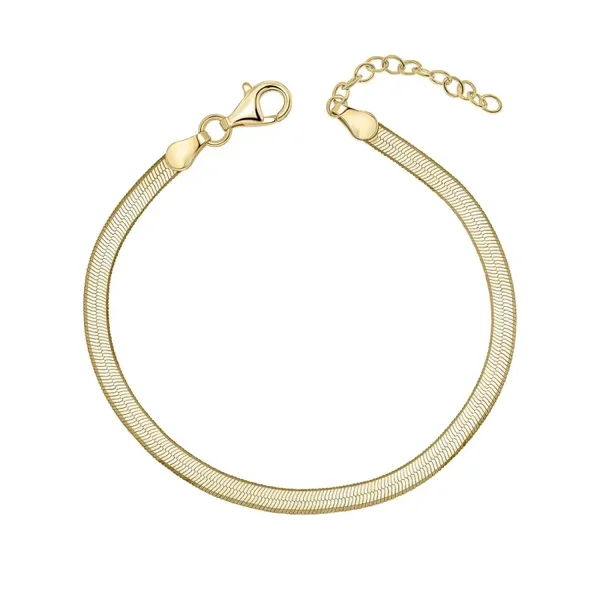 Beginnings Flat Herringbone Chain Bracelet B5528