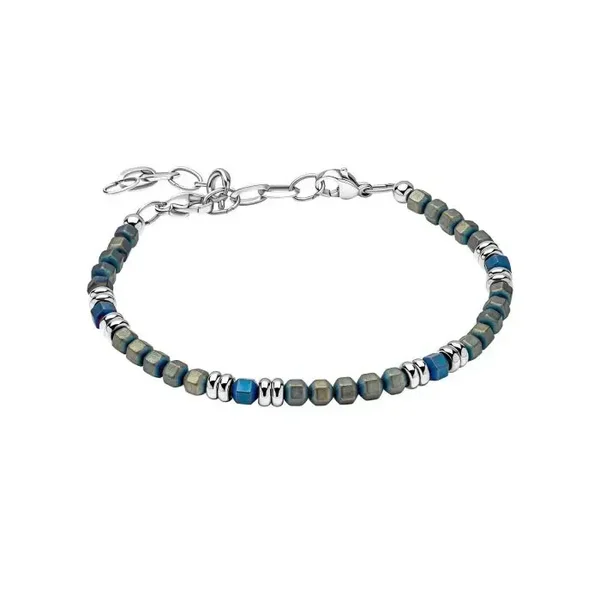 Fred Bennett Bracelet Blue Hematite Bead Bracelet B5567L