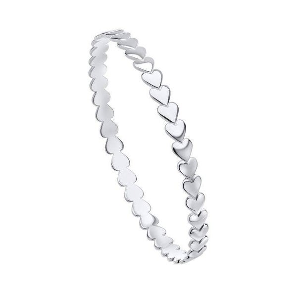 Beginnings Bangle B5571 Heart Sequence 6mm Bangle