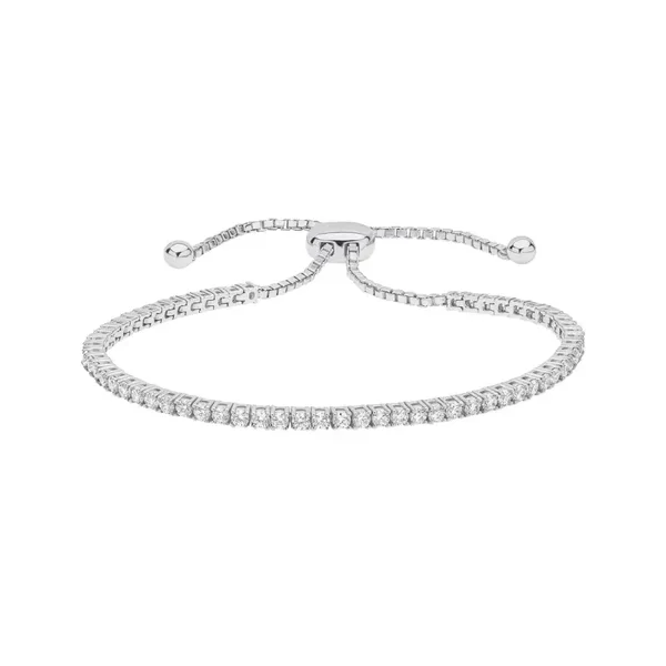 Diamonfire B5581 Sterling Silver Toggle Bracelet