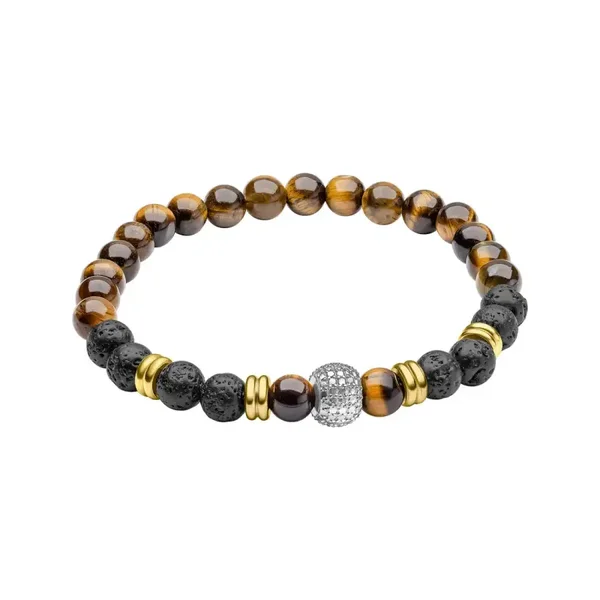 Fred Bennett Smaller Fit Lava Bead Bracelet B5622