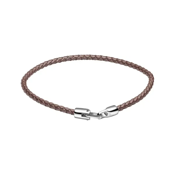 Fred Bennett Ultra-Thin Braided Leather Bracelet B5625