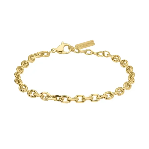 Fred Bennett Gold-Plated Stainless Steel Cable Link Bracelet B5645