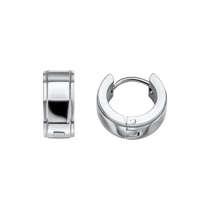 Fred Bennett Stainless Steel Hoop Earrings E6567