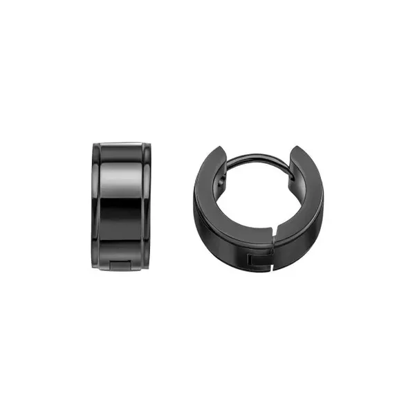 Fred Bennett Stainless Steel Hoop Earrings E6568B