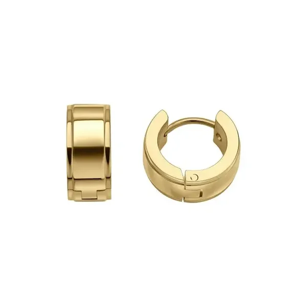 Fred Bennett Stainless Steel Hoop Earrings E6569