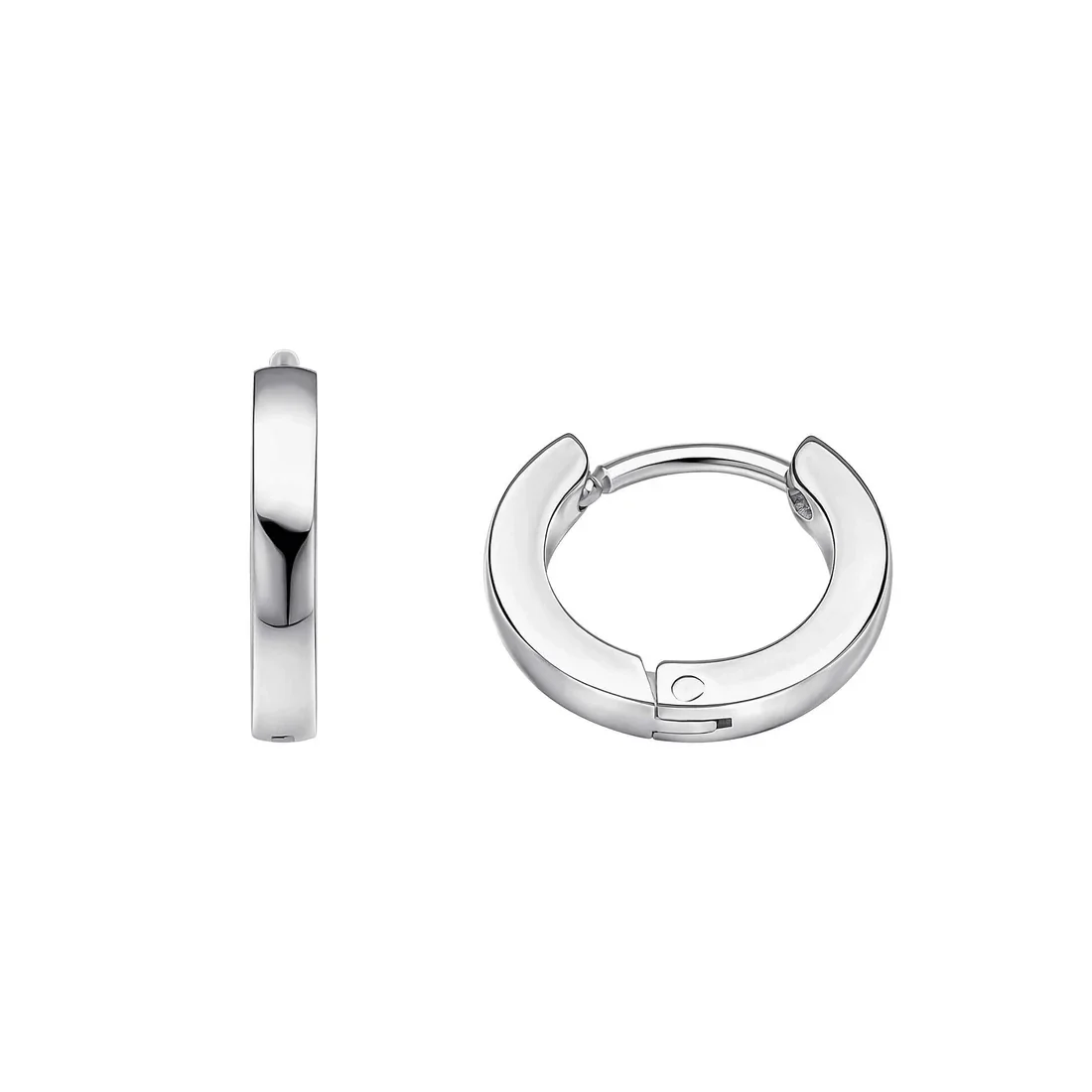 Fred Bennett Smaller Fit Stainless Steel Hoop Earrings E6742