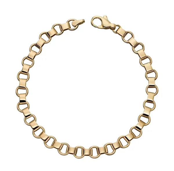Elements Gold Circle Link Bracelet GB473