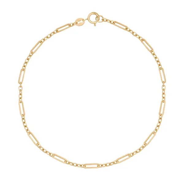 Elements Gold Mixed Length Link Bracelet GB514