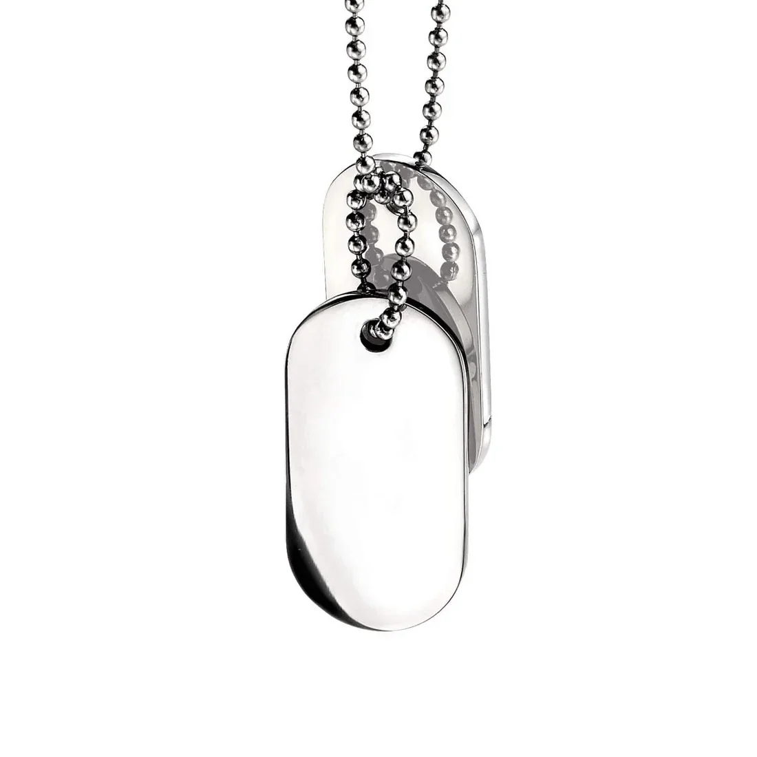 Fred Bennett Necklace N2686 Double Oval Dog Tag Necklace