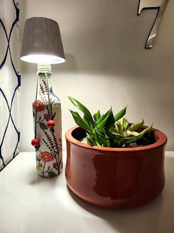 Decorative Bottle with LED Light