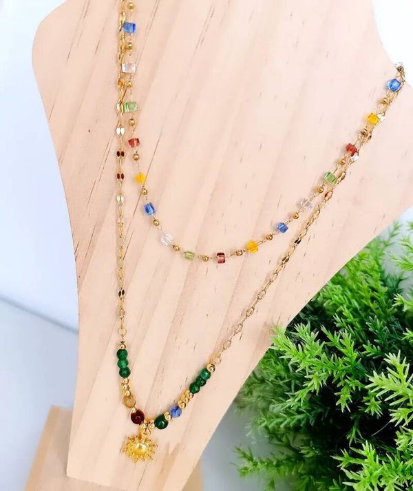 Gargantilla sol / Gargantilla piedras