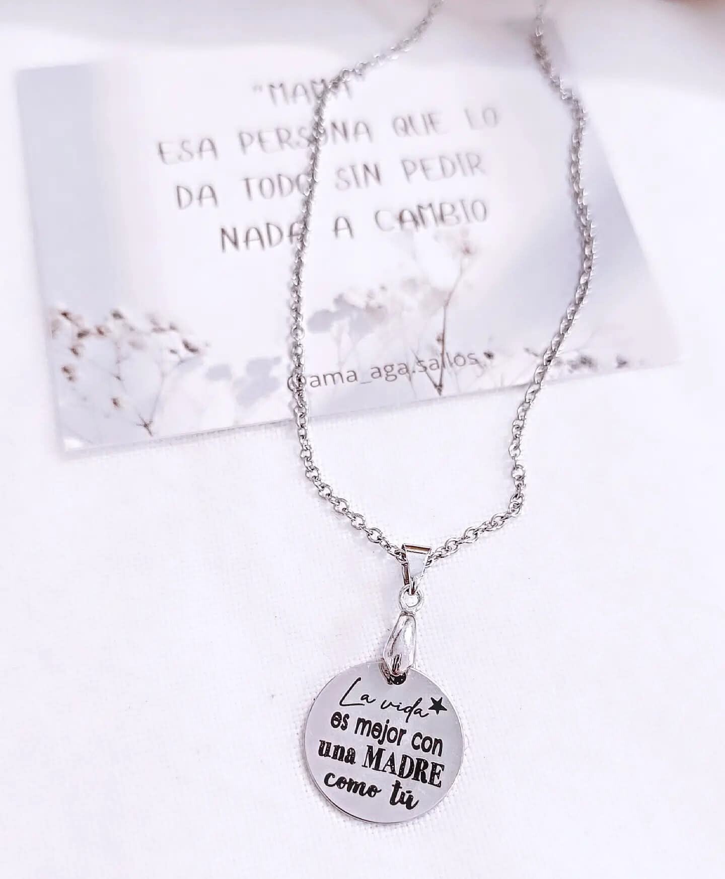 Gargantilla "La mejor madre"