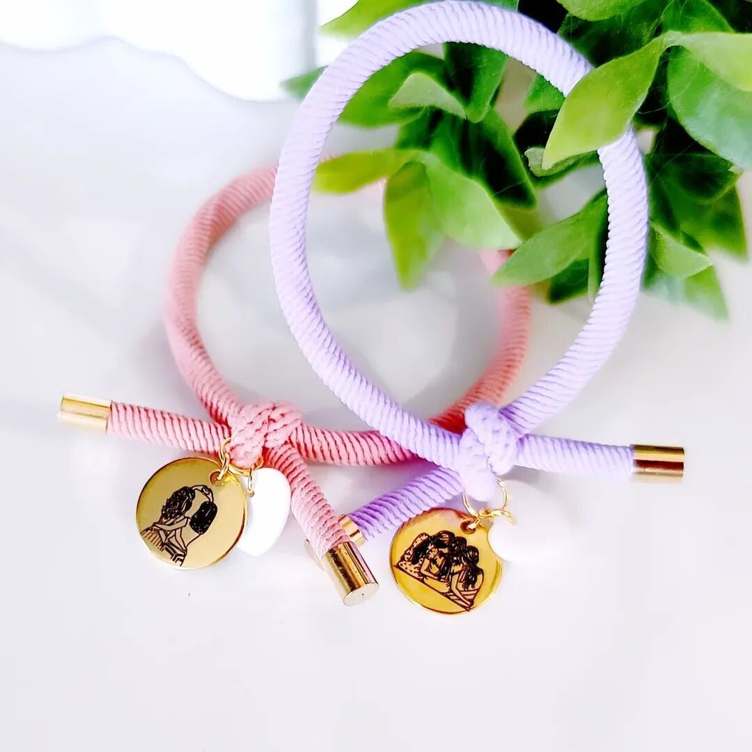Pulsera chapa amigas