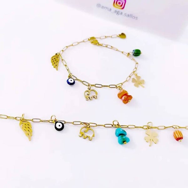 Pulsera charms