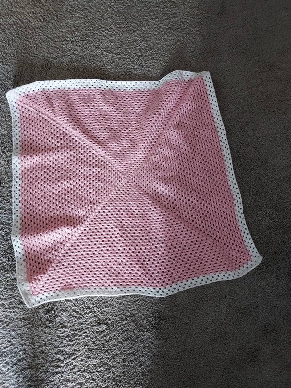 Pink & White Square