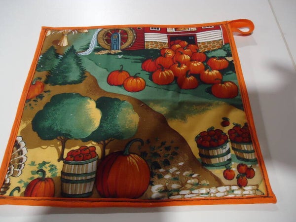 pumpkin patch pot holder