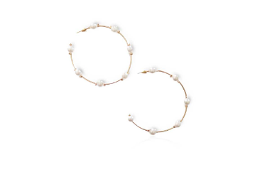 Créoles Fantaisies Ornées de Perles
