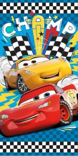 Drap de Plage Microfibre Cars