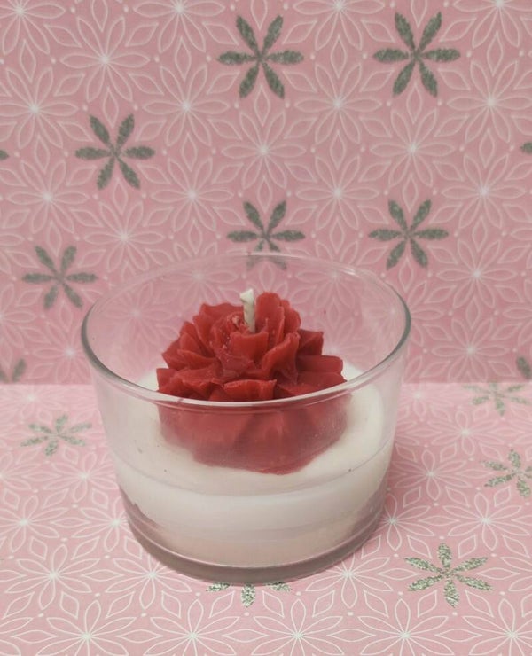 Bougie Rose 130 gr