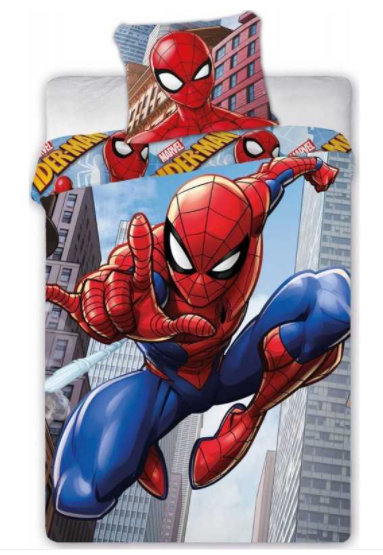 Parure de Lit Coton 1 Personne Spiderman