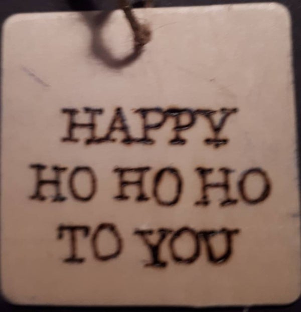 Kadolabel happy ho ho ho to you