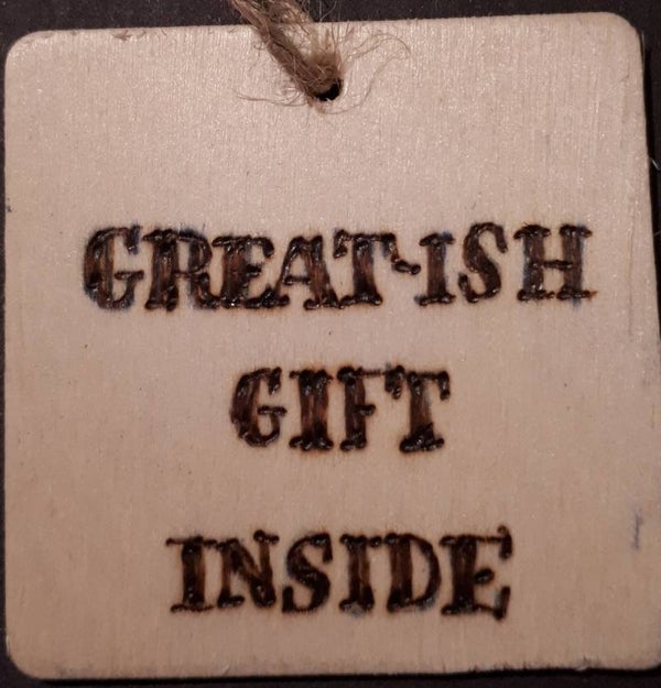 Kadolabel great-ish gift inside