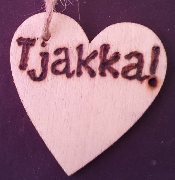 Mini-Kadolabel Tjakka!