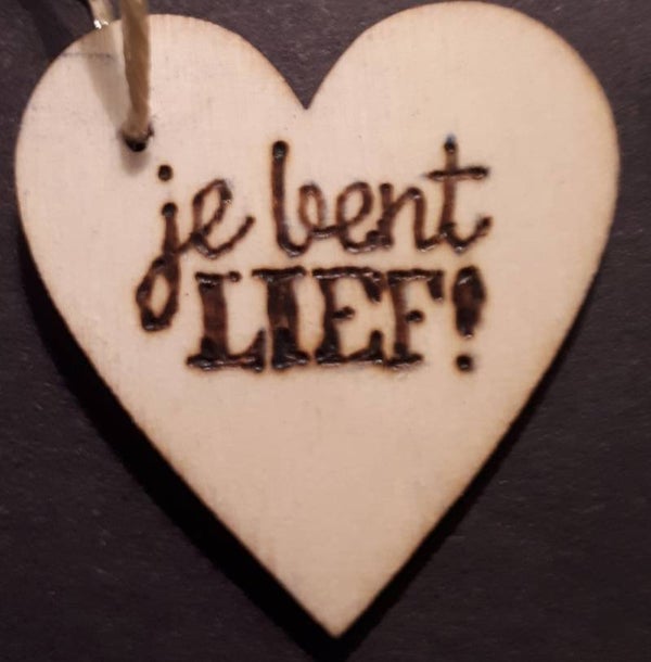 Mini Kadolabel Je bent lief