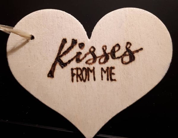 Kadolabel Kisses from me