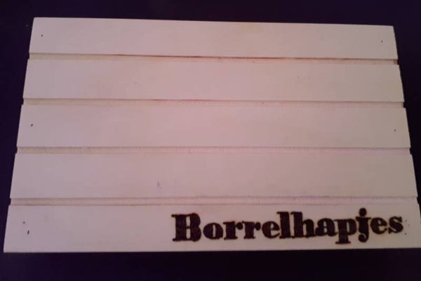 Pallet serveerplank Borrelhapjes 