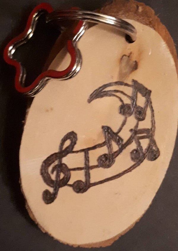 Sleutelhanger Notenbalk