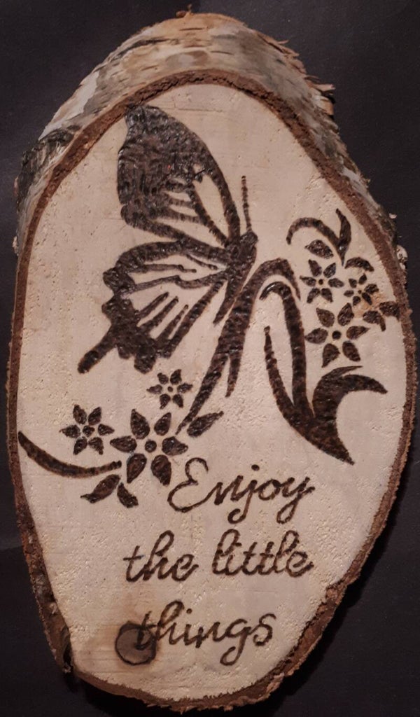 Tekstbord Enjoy the little things 