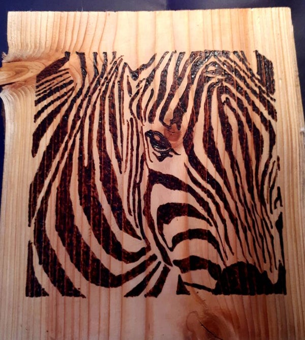 Tekstbord Zebra rechts