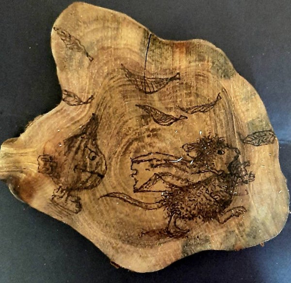 Wandbord De achtervolging 