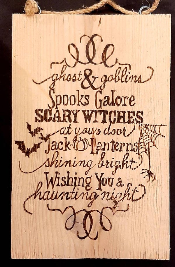 Tekstbord Ghost & goblins