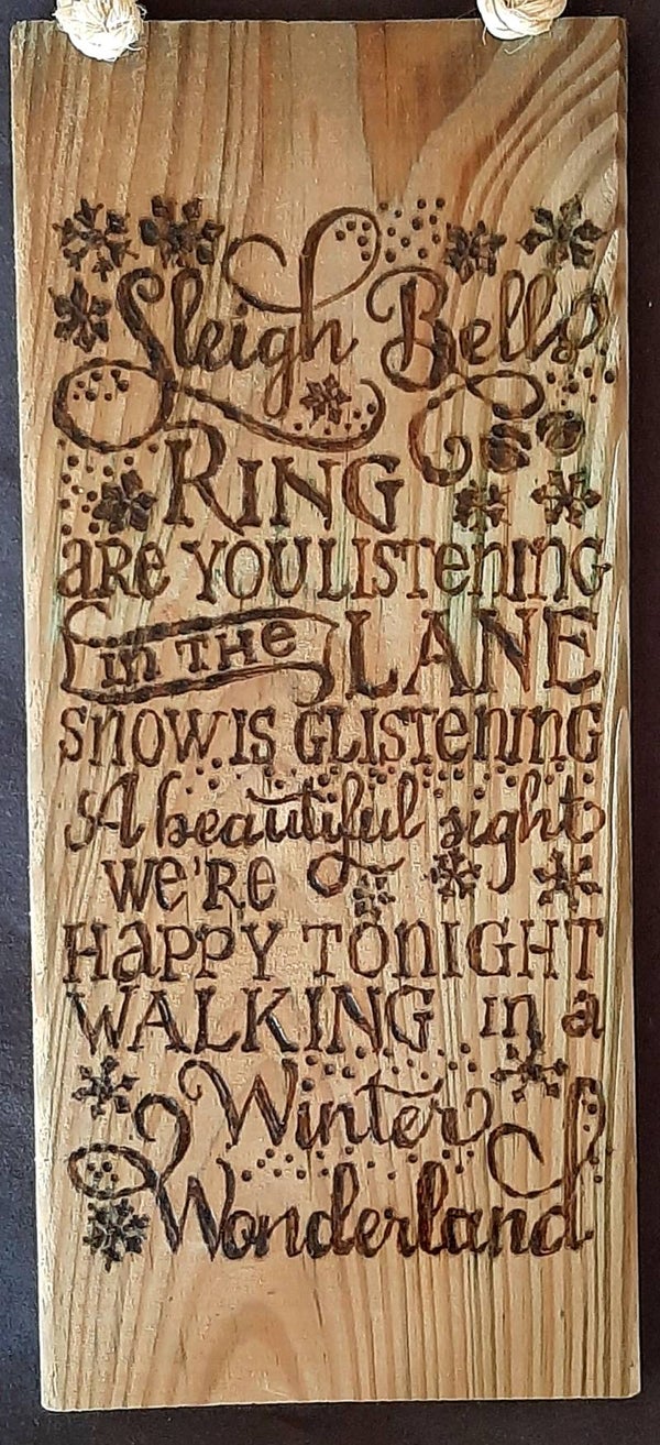 Tekstbord Winter wonderland 