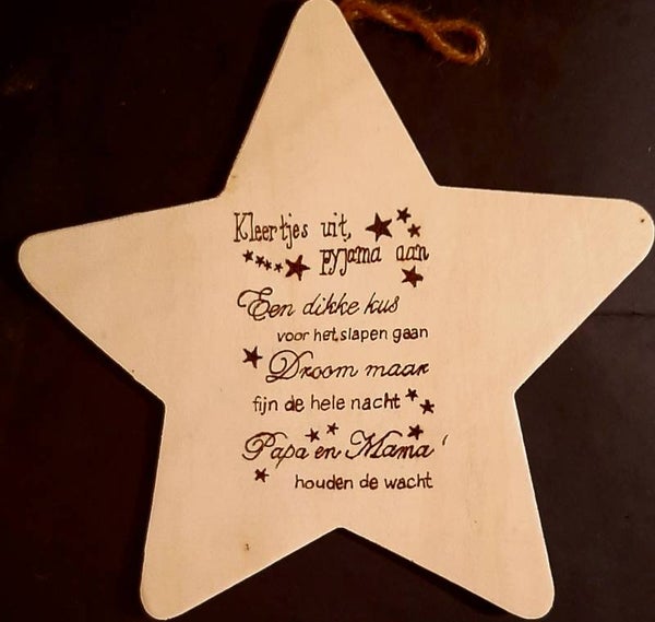 Tekstbord babykamer 2020003