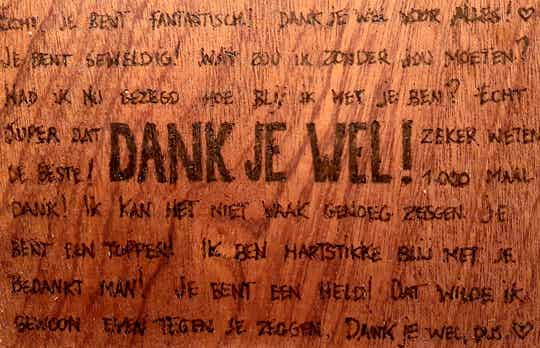 Wenskaart Bedankt 2020004