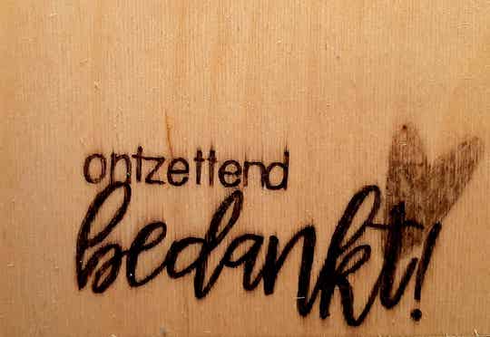 Wenskaart Bedankt 2019001