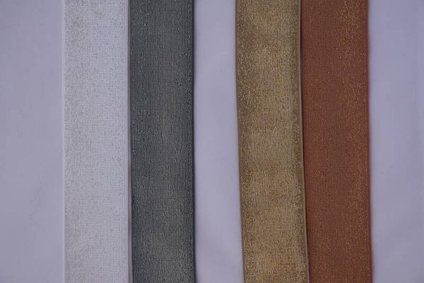 glitter elastiek 40mm