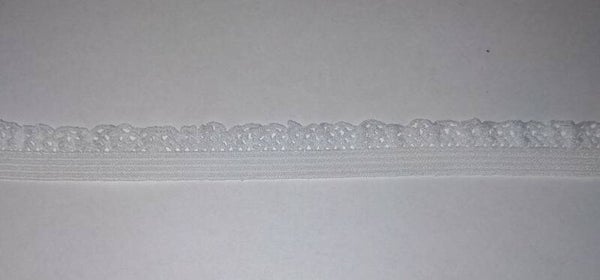 sierelastiek wit 