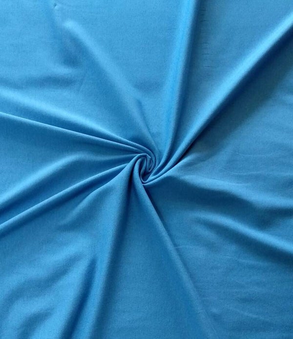 tricot uni licht blauw