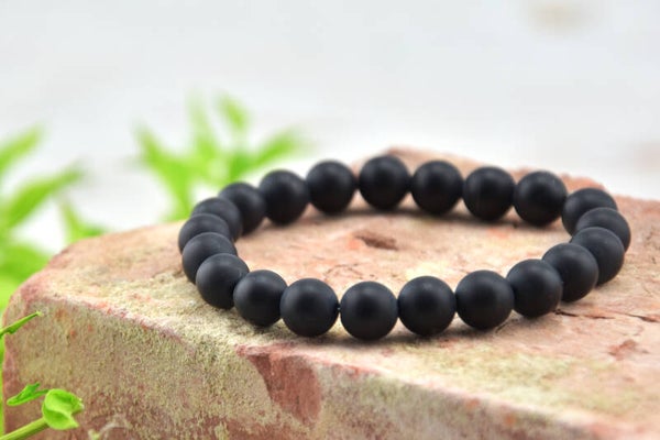 Onyx (mat) | 8mm armband