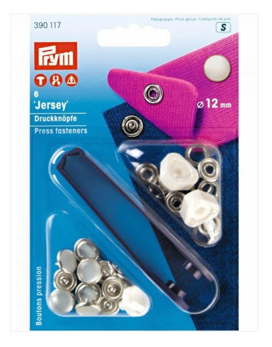 prym 390 117 naaivrijdrukkoop parelmoer 12 mm 5x6st