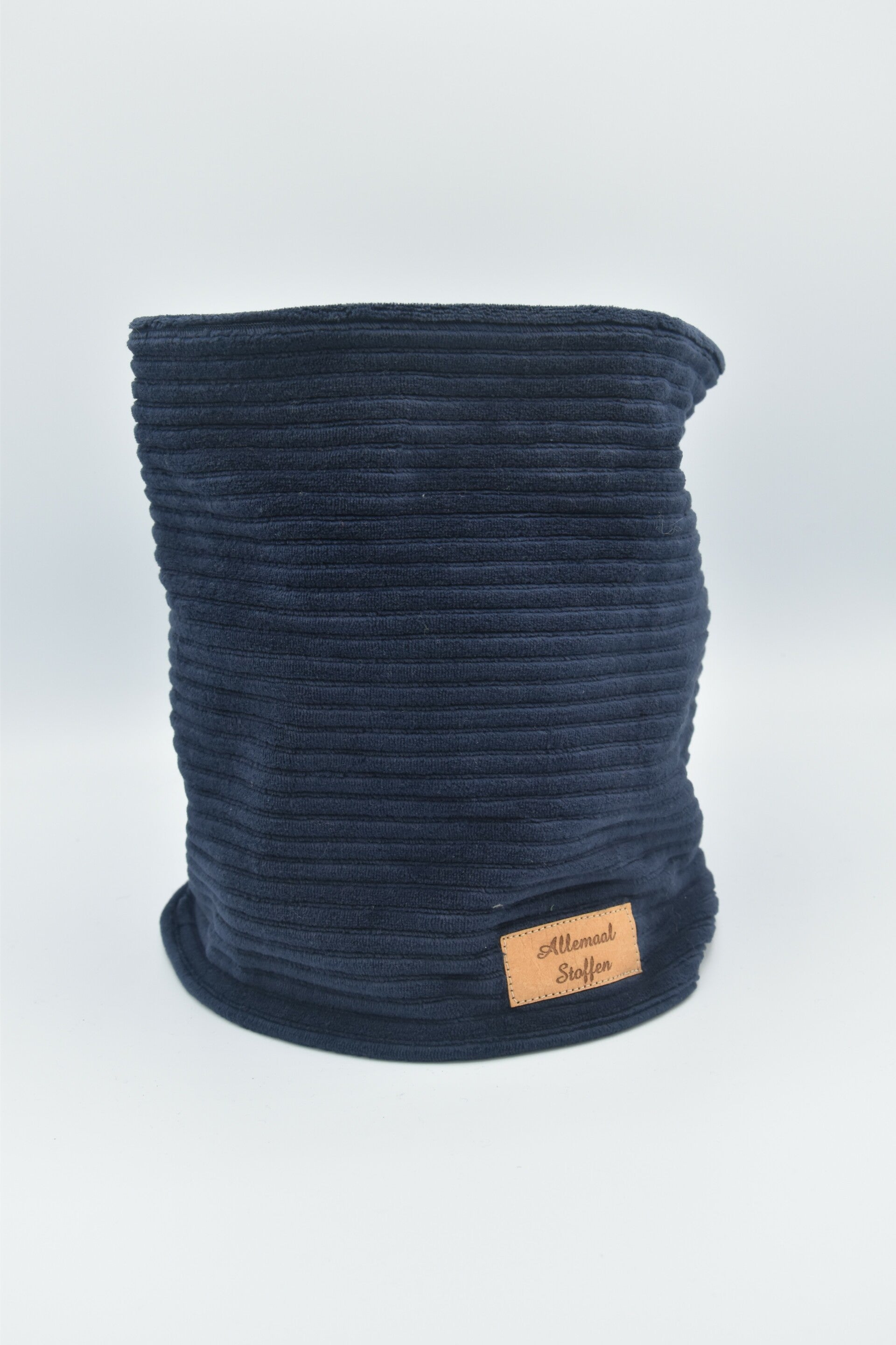 colsjaal corduroy blauw